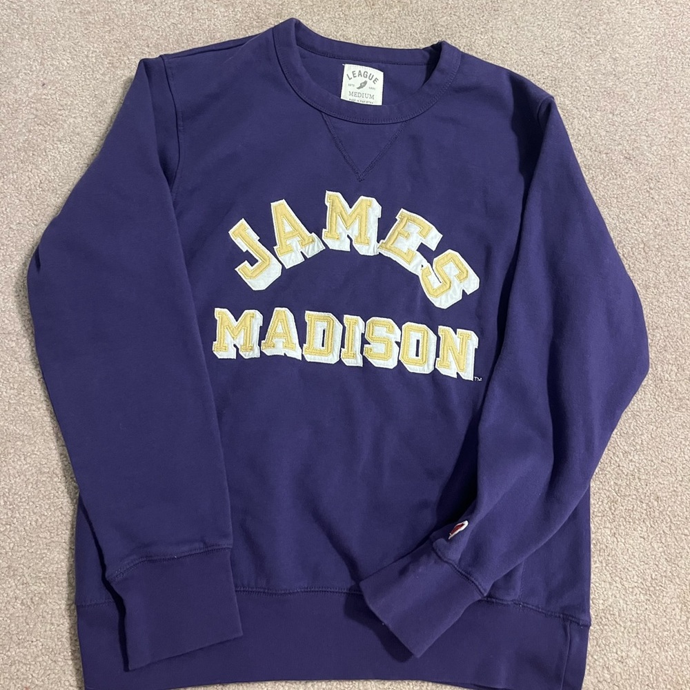James Madison University JMU crewneck sweatshirt